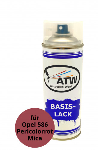Autolack für Opel 586 Perlcolorrot Mica